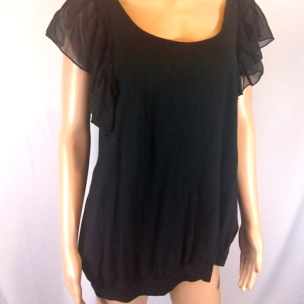 AMERICAN ONE Shirt with Ruffle Sleeves
